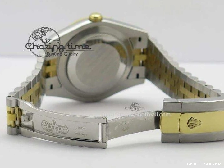 AAA Replica Watches SS A DateJust Version Edition II BP 3606 Bracelet Colorful 41mm Dial YG Jubilee Best Maker On Gray New Roman 0105